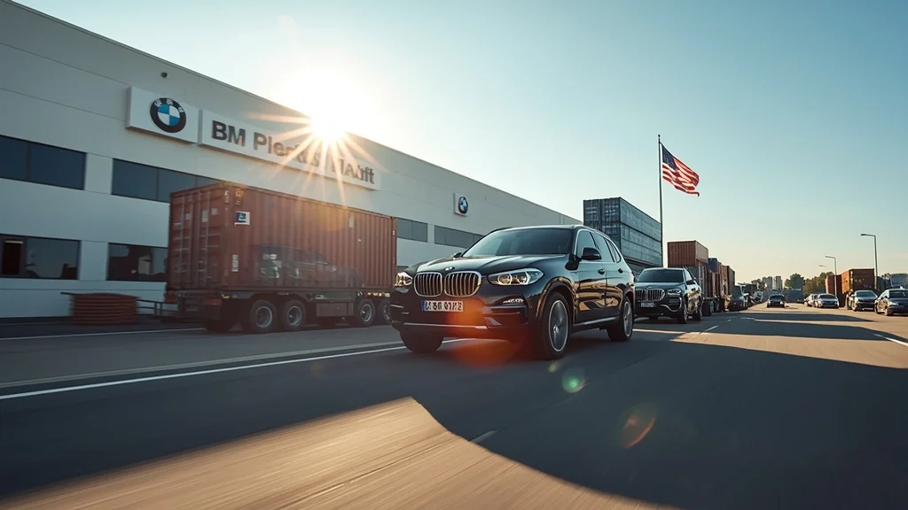 BMW, US car exports, vehicle exports USA, Spartanburg plant, American auto industry, SUV exports, manufacturing in South Carolina 1