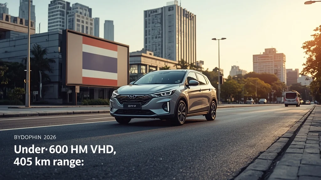 BYD Dolphin 2026, BYD electric hatchback, affordable EV Vietnam, Thai imported BYD, Blade battery, 400km EV range, electric car price drop 1