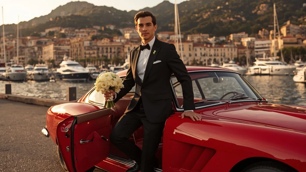 Charles Leclerc, Ferrari 250 Testa Rossa, F1 wedding, luxury car wedding, Monaco wedding, Ferrari Heritage Collection, supercar, Formula 1 1