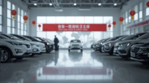 China car sales, February 2026 auto market, Chinese auto exports, EV tax incentives China, Chinese automotive industry, geopolitical tensions Middle East, China automobile inventory 1