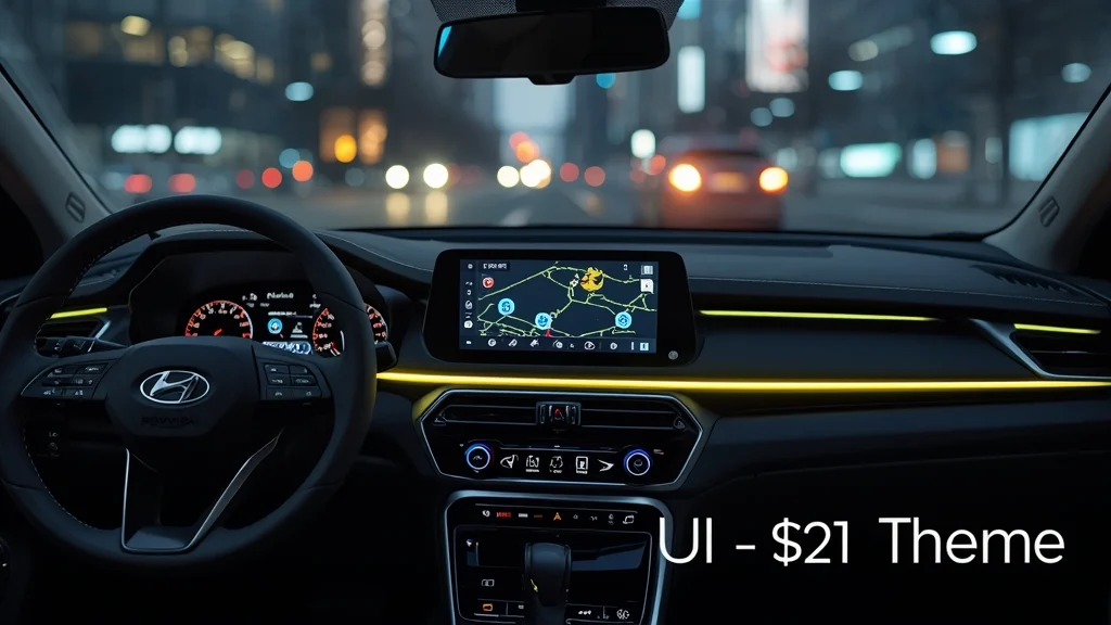 Hyundai Pokemon interface, car infotainment themes, Pokemon car skin, Hyundai digital dashboard, automotive UI customization, Hyundai Pokemon package 1