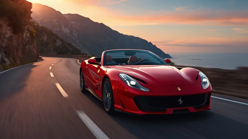 Ferrari Amalfi Spider, Ferrari convertible, V8 supercar, 640 horsepower, luxury sports car, 2024 Ferrari, high performance roadster 1