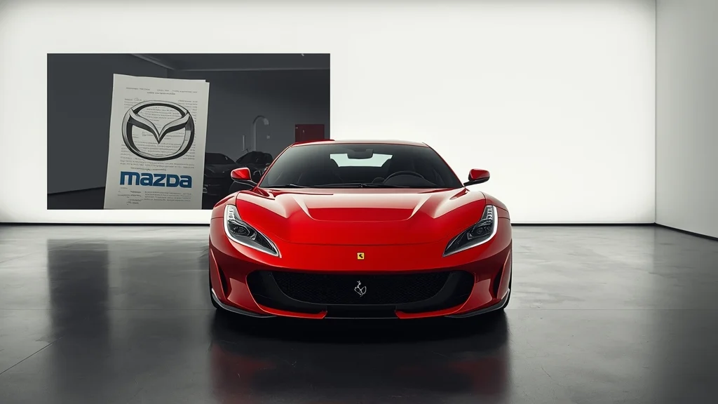 Ferrari Luce, Ferrari electric car, Mazda Luce trademark, EV naming dispute, luxury electric supercar, automotive trademark battle, Lamborghini EV project 1