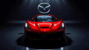 Ferrari Luce, Ferrari electric car, Mazda trademark, EV name dispute, automotive branding, trademark clash, luxury car naming 1