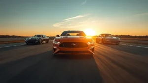 Ford Mustang Dark Horse SC, Mustang price, high-performance sports car, Corvette comparison, Porsche 911 alternative, Track Pack, 2026 Mustang 1