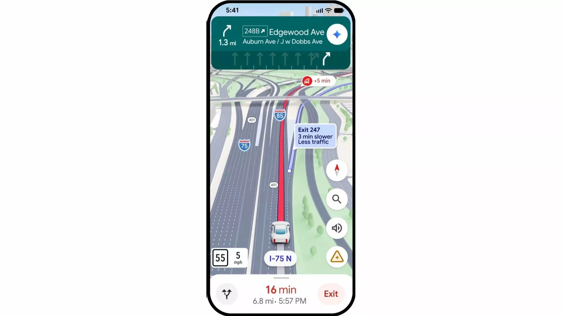 Google Maps, Immersive Navigation, 3D maps, live traffic updates, AI Gemini, navigation app, Android Auto, Apple CarPlay 3