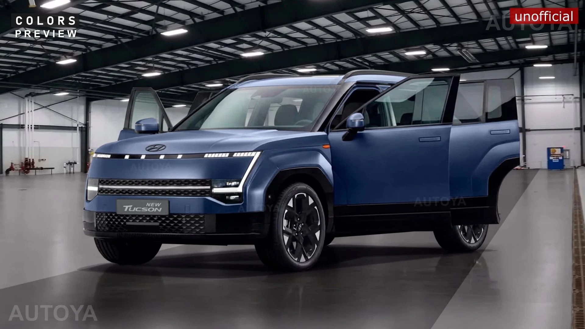 2027 Hyundai Tucson, Hyundai Tucson preview, Hyundai SUV 2027, Pleos OS, AI assistant Gleo, hybrid SUV, off‑road XRT Pro 7