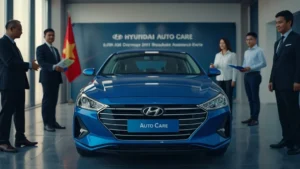 Hyundai Auto Care, Hyundai Vietnam, car insurance Vietnam, automotive warranty, 24/7 roadside assistance, Hyundai dealer network, vehicle maintenance, insurance partnership 1