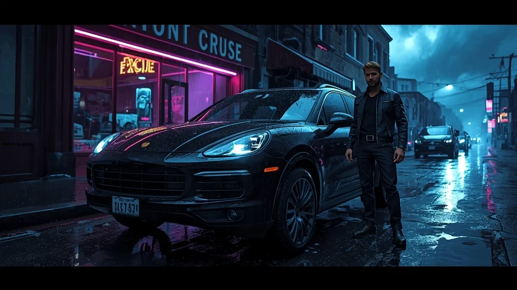 Porsche Cayenne Turbo GT, Leon Scott Kennedy, Resident Evil Requiem, Capcom gaming SUV, Porsche partnership, gaming Easter egg, high-performance SUV 1