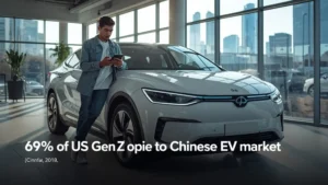 Chinese car brands, US Gen Z, electric vehicles, Cox Automotive study, BYD, US auto market, consumer perception, car dealership attitudes 1