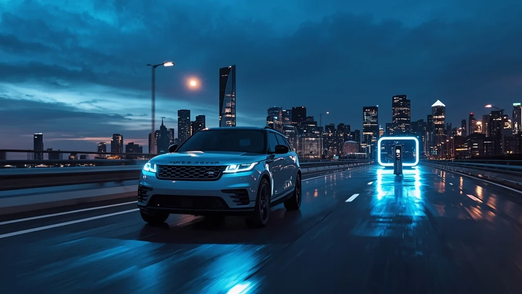 Range Rover Velar EV, electric SUV, 800V platform, Jaguar Land Rover, luxury electric vehicle, Porsche Macan EV, EV battery range 1