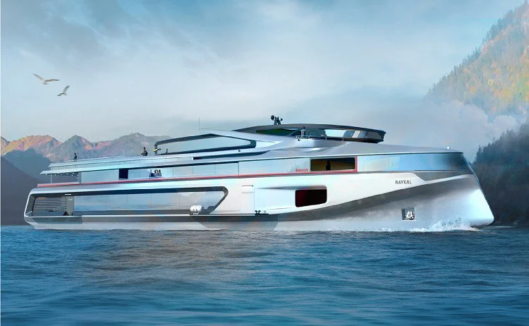 Lake Baikal cruise ship, hybrid ferry Russia, electric cruise ship, sustainable tourism, Baikal hybrid vessel, Russian shipbuilding, eco-friendly cruise, tourism on Lake Baikal 2