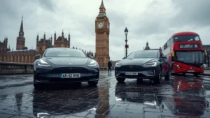 Tesla UK sales, electric vehicles, Chinese EV competition, BYD UK, UK car market, EV market trends, Tesla Europe, automotive sales decline 1