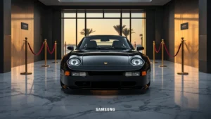 Ruf Porsche 928R, unique Porsche, Samsung founder car, classic Porsche auction, rare supercar, 1989 Ruf 928R, Porsche 928R specs, luxury car auction 1