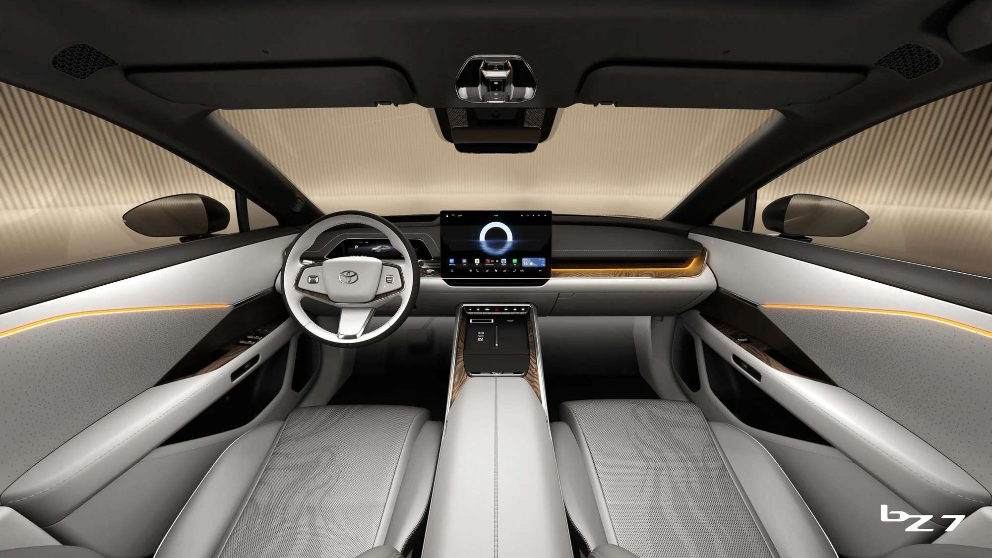 Toyota bZ7, electric sedan, luxury EV, Huawei HarmonyOS, Xiaomi ecosystem, 700 km range, electric vehicle Vietnam 5