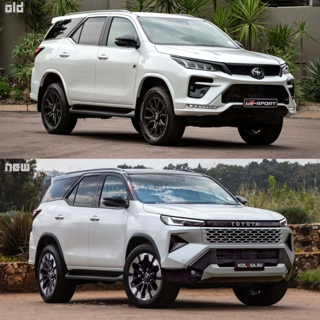 Toyota Fortuner, 2026 SUV, Hilux design, ADAS Level 2, large infotainment screen, off-road SUV, Toyota diesel engine 6