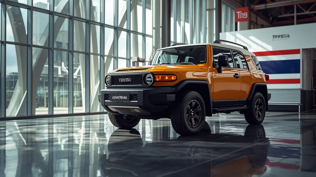 Toyota Land Cruiser FJ, Land Cruiser FJ price, Toyota SUV Thailand, compact off-road SUV, 2026 Bangkok Motor Show, Toyota Land Cruiser FJ specs, Thailand car market 1