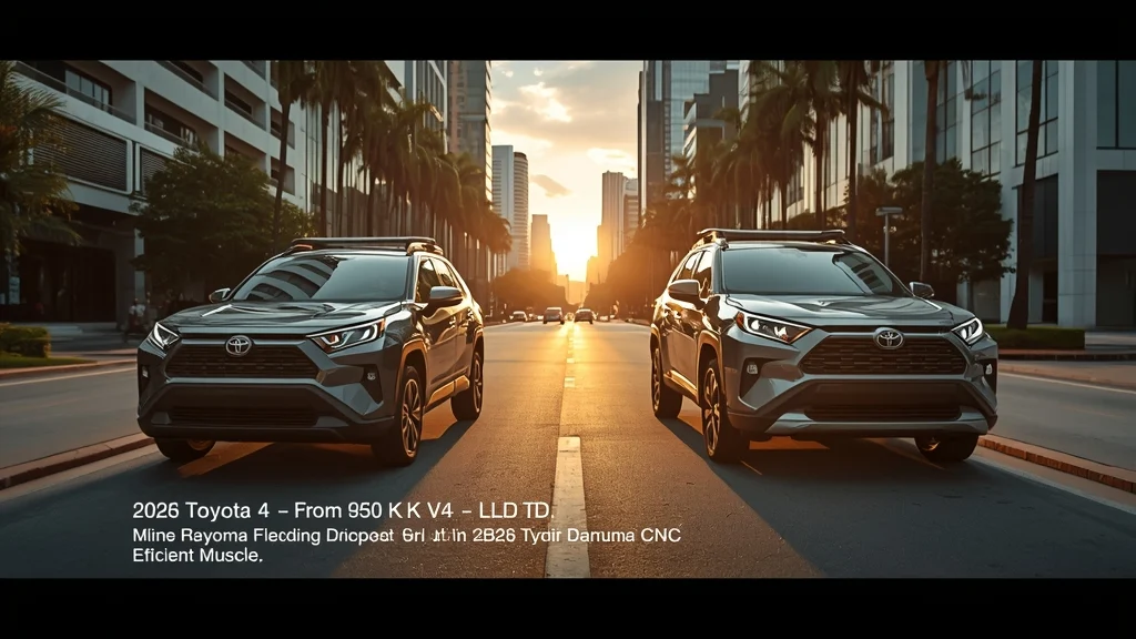 2026 Toyota RAV4, Toyota RAV4 Philippines, hybrid SUV, RAV4 price Vietnam, crossover SUV, Honda CR-V competition, Toyota Safety Sense 1