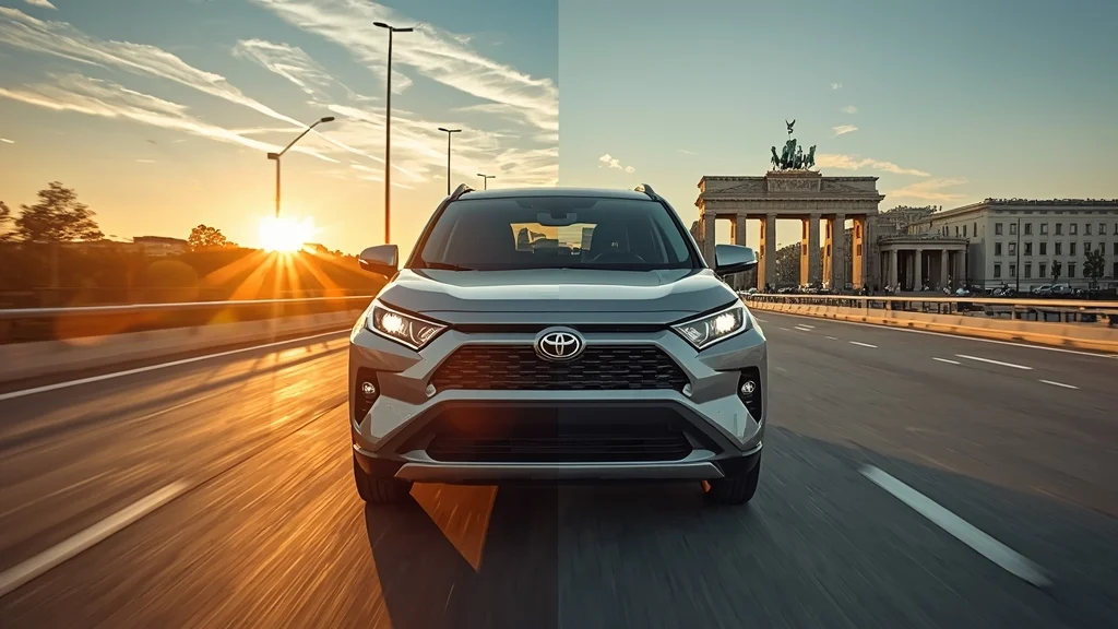 Toyota sales, US car market, Europe automotive, global auto industry, vehicle production, RAV4 upgrade, automotive tariffs, Lexus sales 1