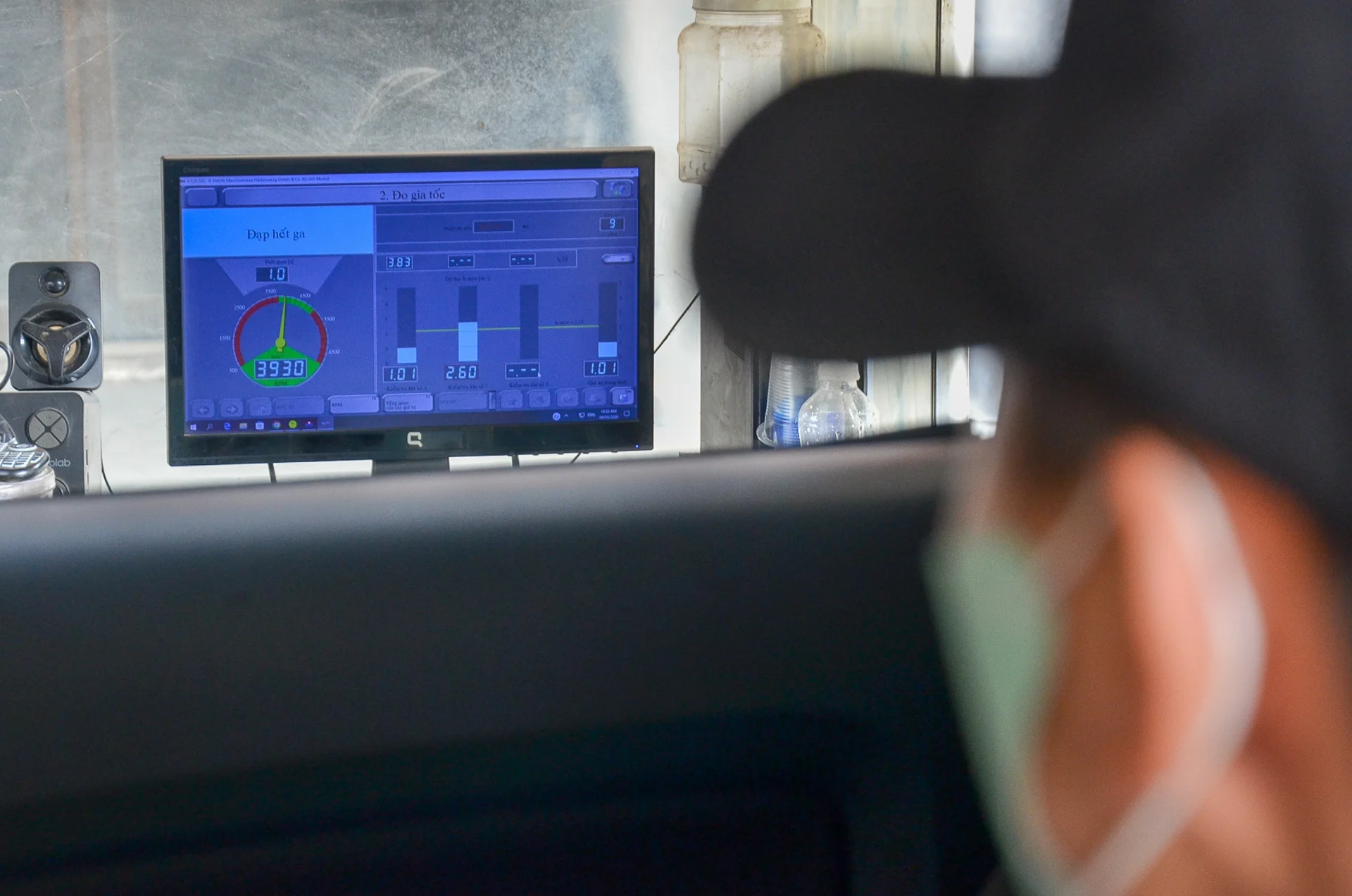 car inspection Ho Chi Minh City, vehicle registration check Vietnam, emissions testing, 50-04V inspection center, quick car inspection, traffic safety certificate, diesel emissions test 5