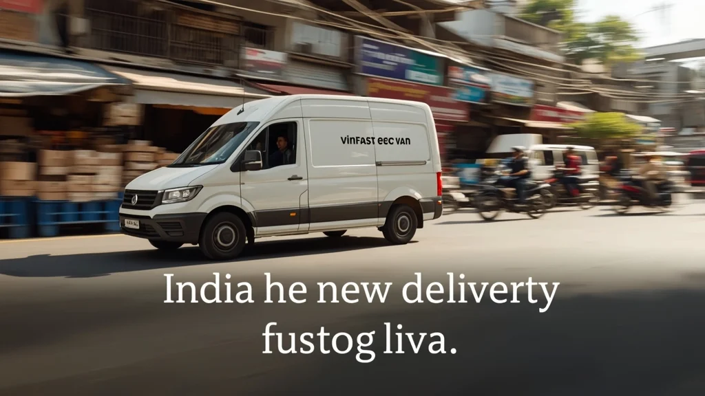 VinFast EC Van, electric van India, commercial electric vehicle, EV distribution India, small electric van, VinFast India, electric truck market, EV expansion 1