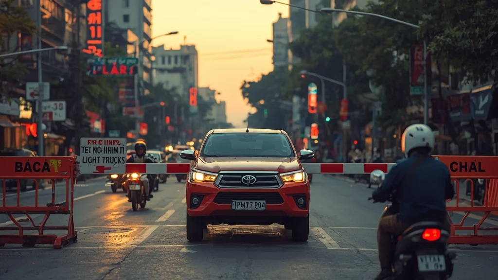 pickup truck restrictions, Ho Chi Minh City traffic ban, Vietnam pickup regulations, light truck ban, vehicle exemptions Vietnam, urban traffic rules, pickup ban 2025 1