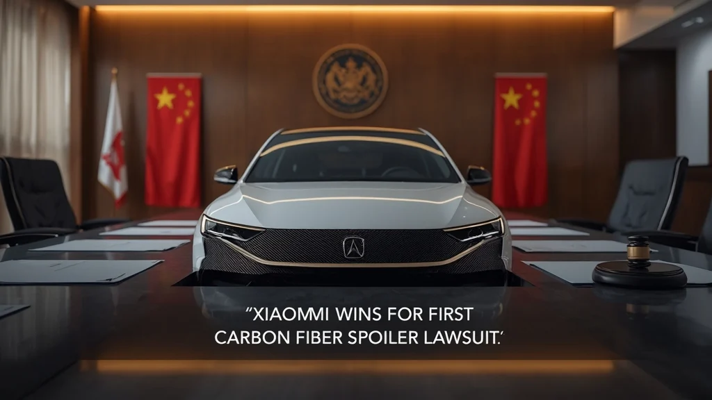 Xiaomi lawsuit, carbon fiber spoiler, SU7 Ultra, electric vehicle accessories, consumer rights, legal verdict, automotive litigation 1