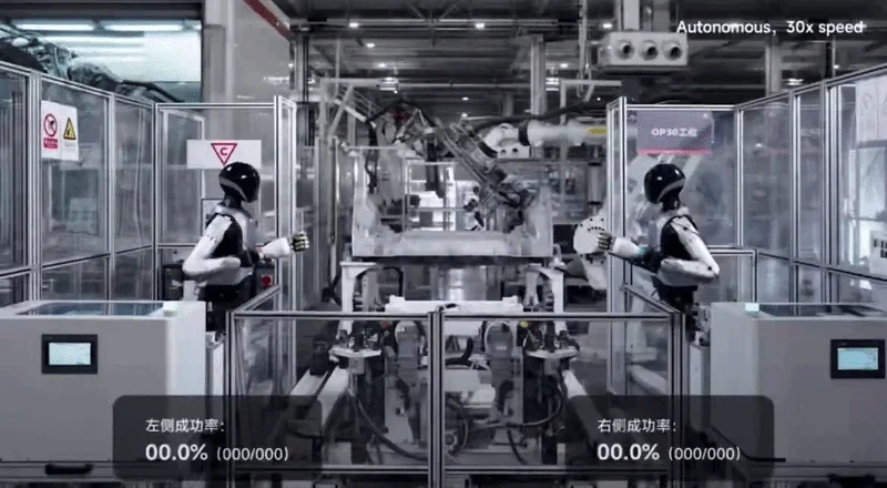 humanoid robot, Xiaomi robot, electric car assembly, AI robotics, manufacturing automation, industrial robot, Xiaomi EV, vision-language-action 3