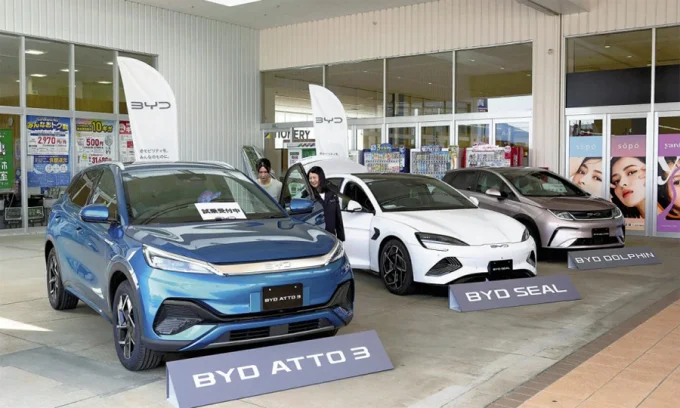 BYD, electric vehicles, Chinese EVs, BYD Japan, BYD Germany, EV market share, sustainable transport 2