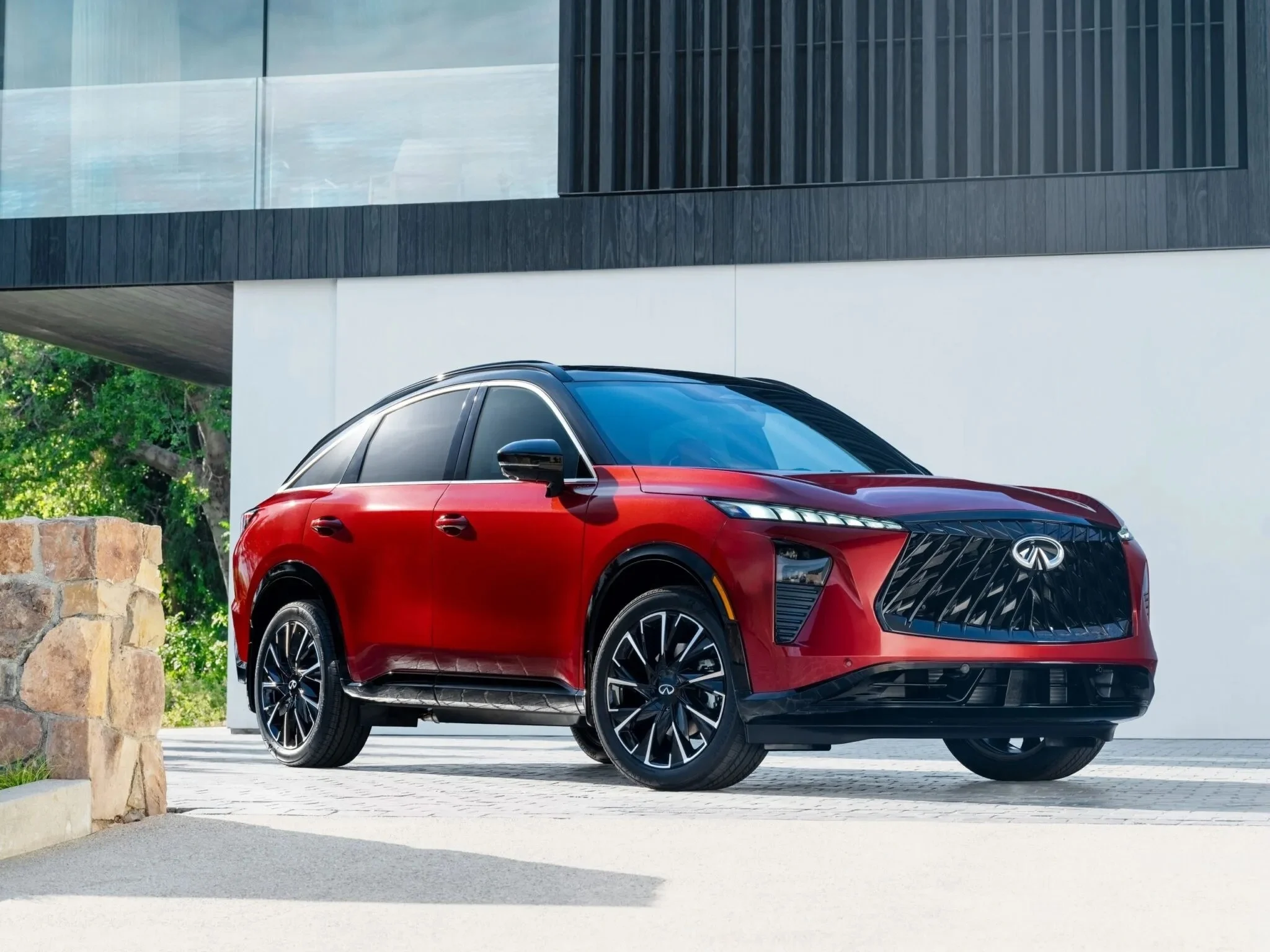 Infiniti QX65, Sunfire Red paint, luxury SUV, gold car paint, Nissan luxury, Infiniti QX65 colors, high-end automotive finish 2