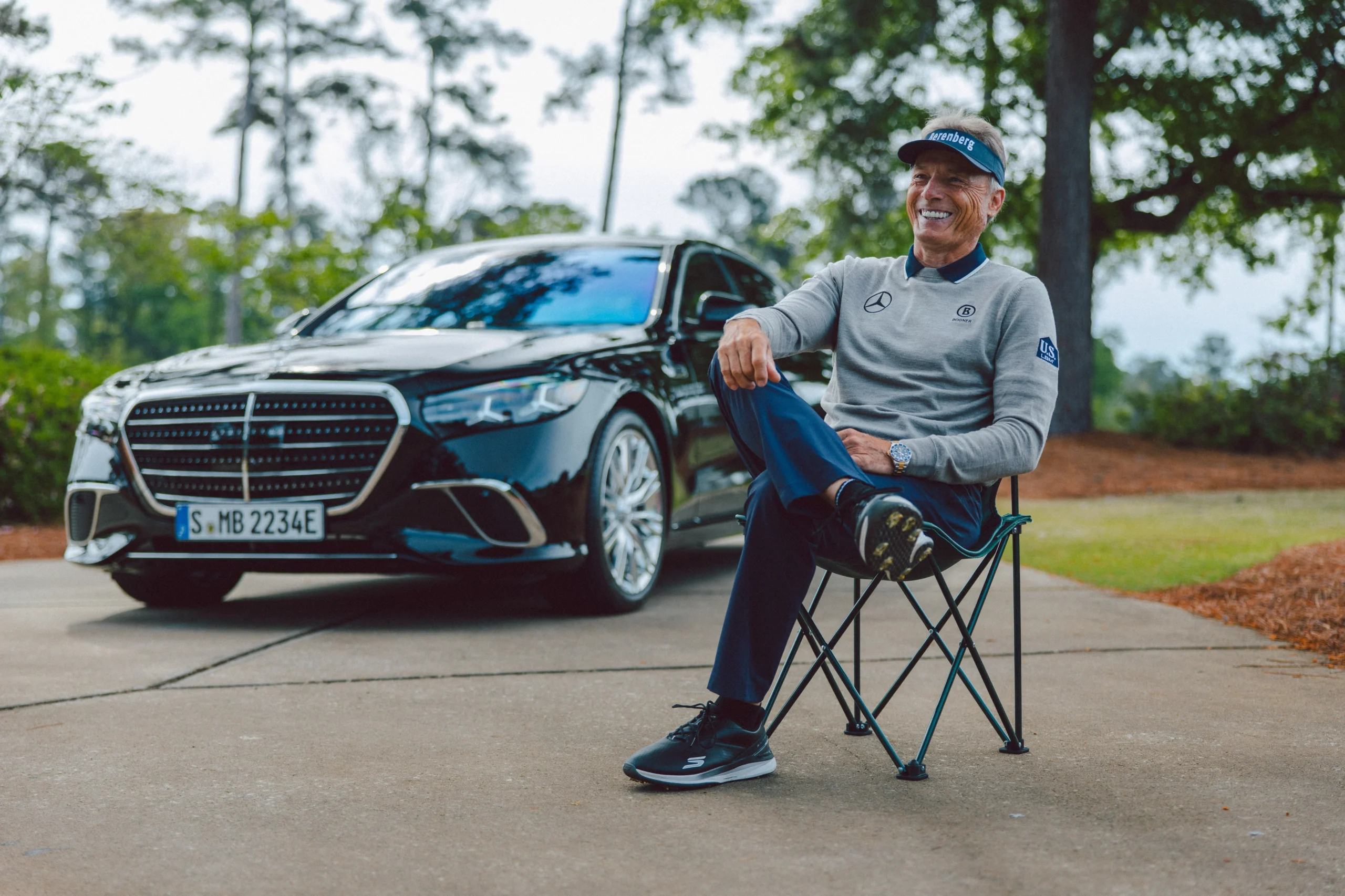 Mercedes-Benz S-Class, Bernhard Langer, MANUFAKTUR, Masters Golf, luxury bespoke cars, Augusta National, custom Mercedes 2