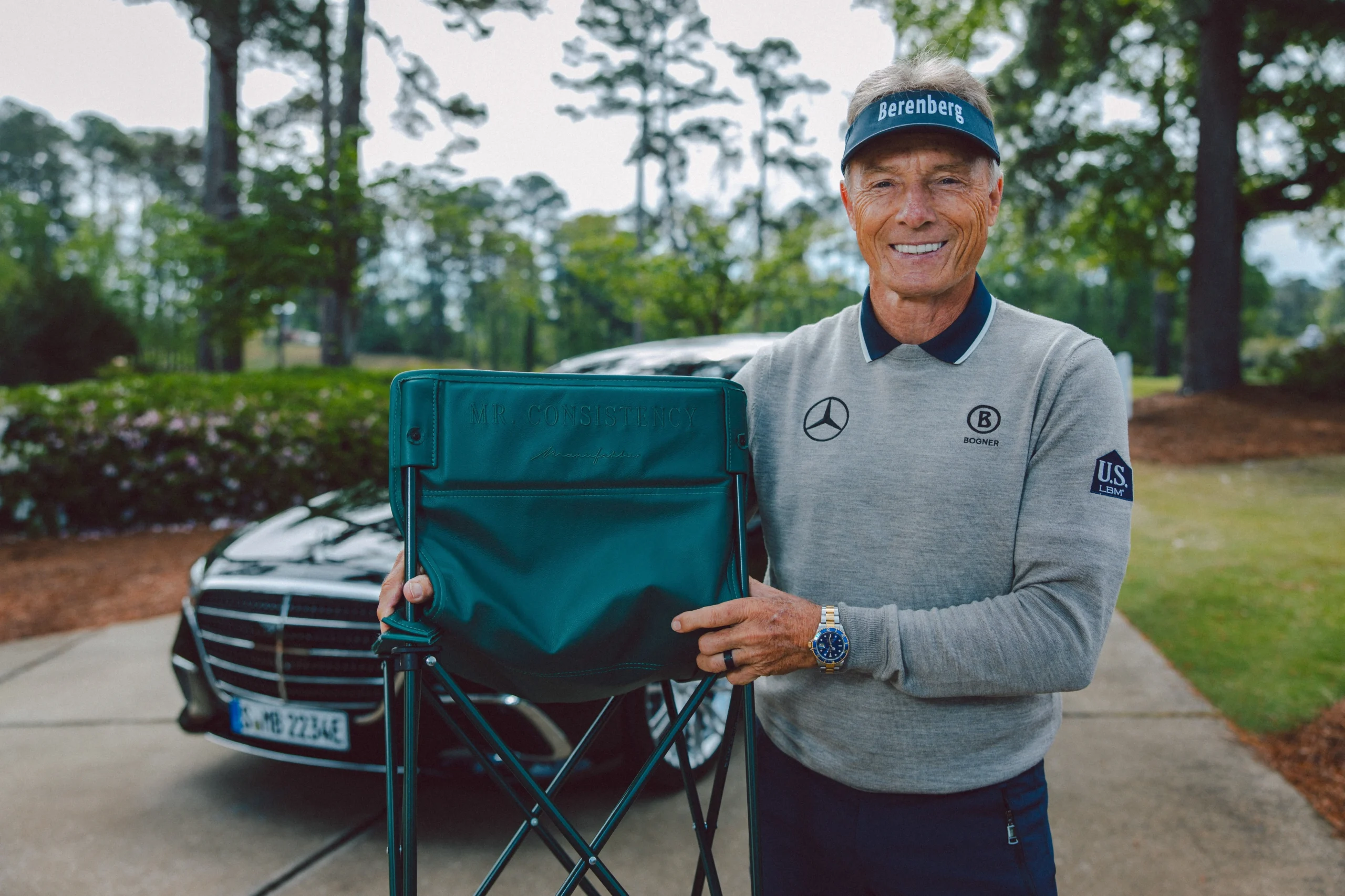 Mercedes-Benz S-Class, Bernhard Langer, MANUFAKTUR, Masters Golf, luxury bespoke cars, Augusta National, custom Mercedes 5