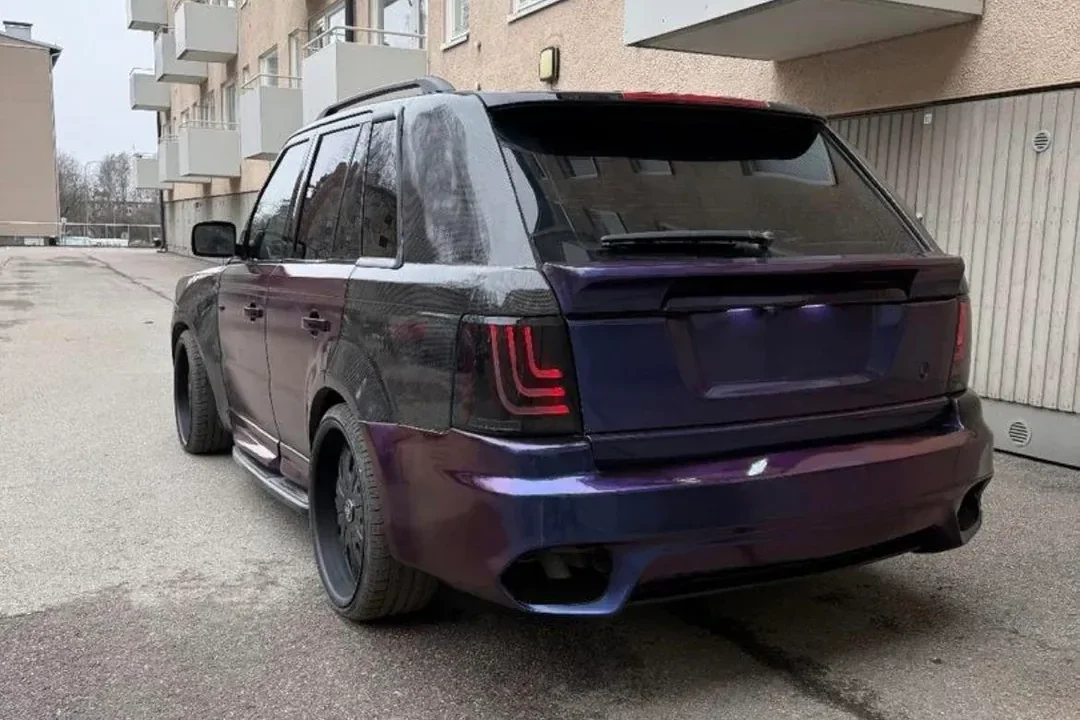 Range Rover Sport modification, Rolls-Royce Cullinan replica, custom SUV Finland, L320 Range Rover, luxury car conversion, modified Range Rover Sport 8