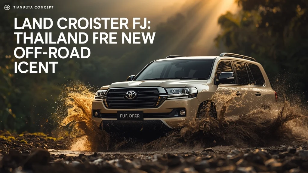 Toyota Land Cruiser FJ, off-road SUV, Toyota Thailand, 4x4 vehicles, Toyota pre-orders, adventure SUV, custom off-road 1