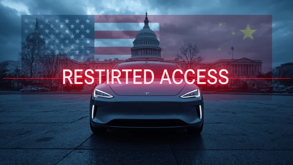 Chinese car ban US, Bernie Moreno, US-China trade war, EV national security, automotive data privacy, US auto industry 1