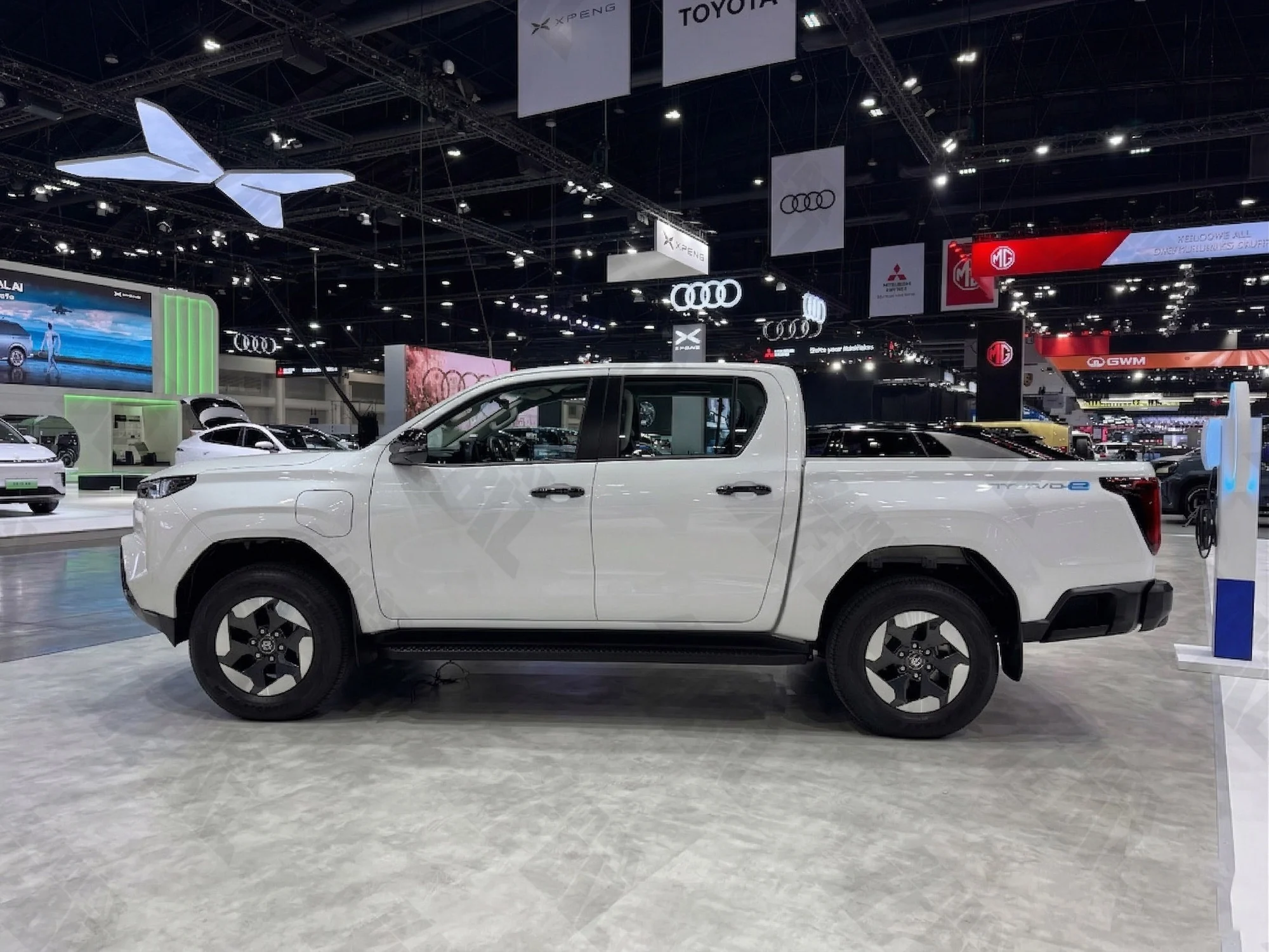 Toyota Hilux electric, electric pickup truck, 2026 Bangkok Motor Show, 59.2 kWh battery, 315 km range, AWD electric truck, Toyota EV 3