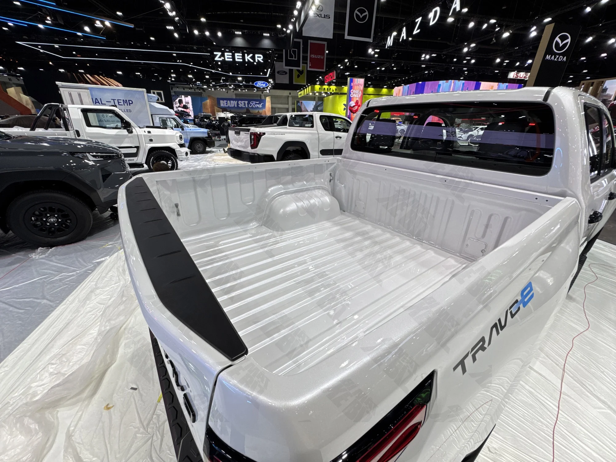 Toyota Hilux electric, electric pickup truck, 2026 Bangkok Motor Show, 59.2 kWh battery, 315 km range, AWD electric truck, Toyota EV 12
