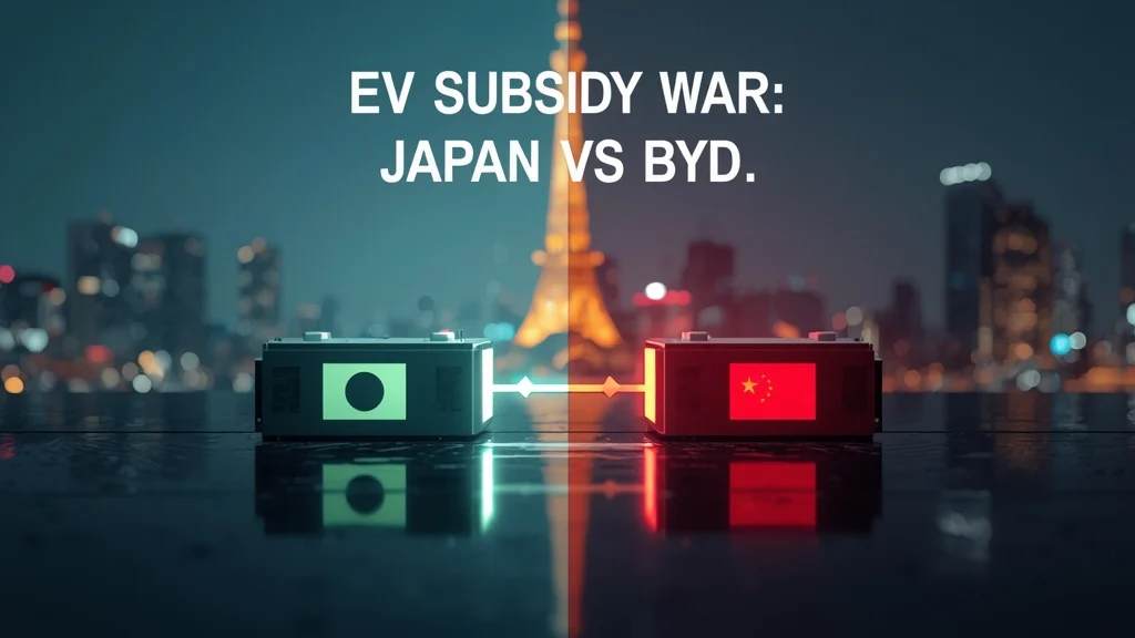BYD EV subsidies Japan, Japan electric vehicle incentives, domestic battery production, Toyota bZ4X, Chinese EV market Japan, METI EV policy 1