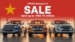 pickup truck discounts, Ford Ranger Vietnam, Mitsubishi Triton sale, Isuzu D-Max promotion, Vietnam automotive offers, cheap pickups, March car deals 1