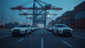 Nissan Armada, Nissan Patrol, automotive supply chain, Middle East conflict, SUV exports, Nissan Shatai Kyushu, automotive industry news 1