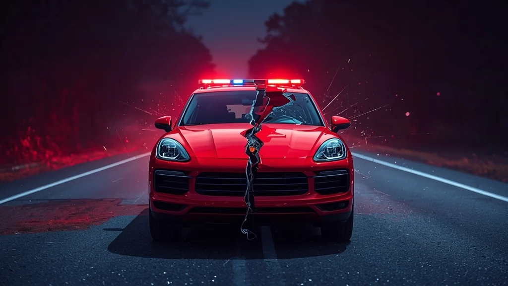 Porsche Cayenne accident, Georgia car crash, luxury SUV safety, Porsche Cayenne Coupe, car split in half, automotive safety engineering 1