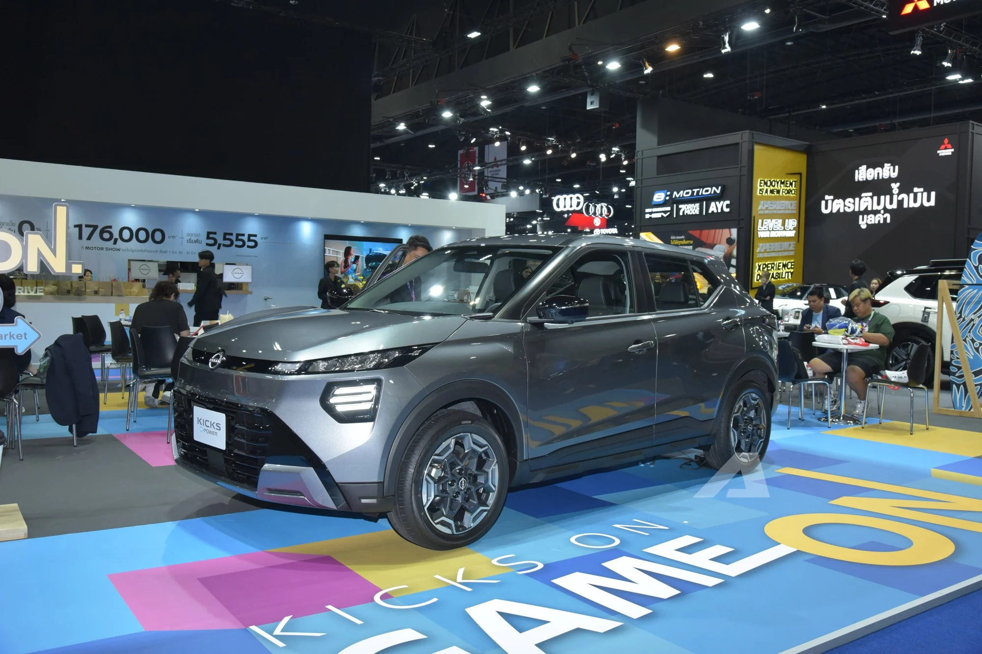 Nissan Kicks 2026, e-POWER hybrid, B-segment SUV, 12.3 inch infotainment, Thai car market, Nissan Thailand, hybrid crossover, ProPILOT driver assist 9