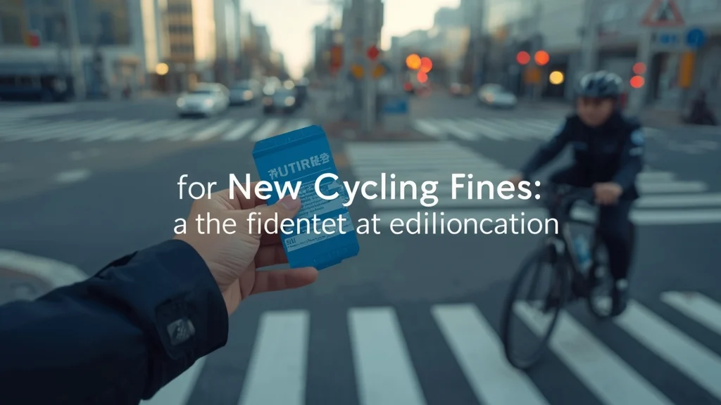 Japan bicycle laws, cycling fines Japan, road safety Japan, blue ticket system, bicycle traffic violations, cycling in Japan 1