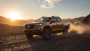 Hyundai body-on-frame pickup, Hyundai Boulder Concept, off-road SUV, Hyundai mid-size truck, 2026 New York Motor Show, rugged vehicles 1