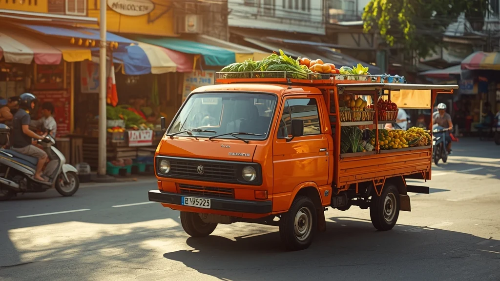 Thailand pickup trucks, songthaew, Thai automotive market, pickup truck sales Thailand, mobile businesses Thailand, Thai vehicle culture, pickup truck regulations 1