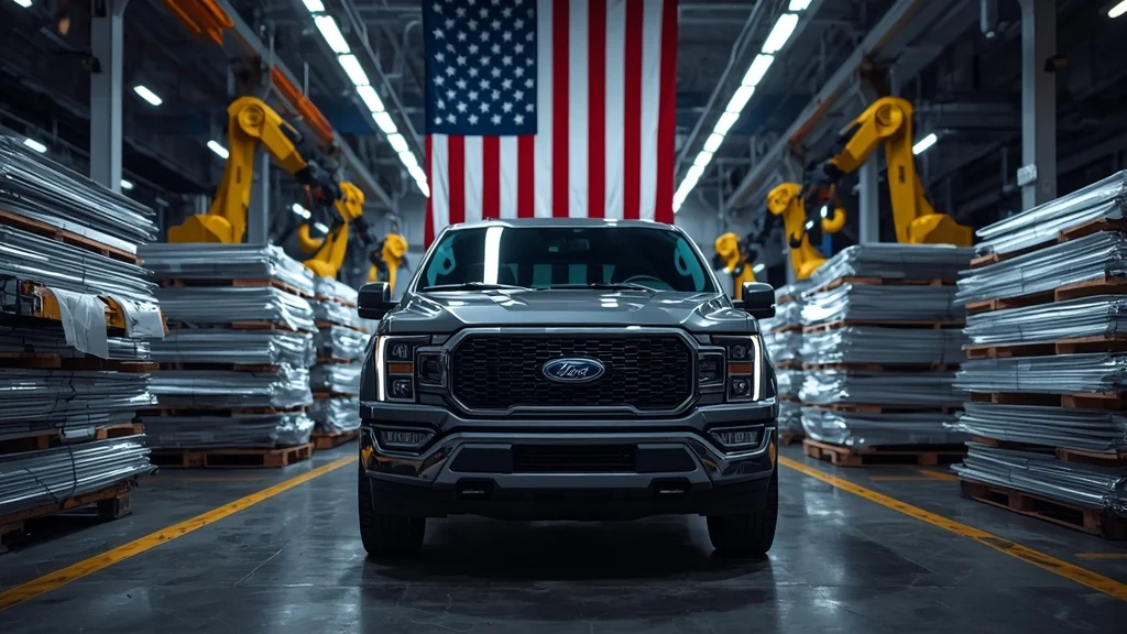 Ford F-150 tariffs, Made in USA, automotive supply chain, US aluminum tax, Ford F-Series sales, US import duties 1
