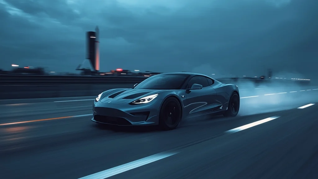 Tesla Roadster, SpaceX technology, electric supercar, fastest EV, steer-by-wire, active downforce, EV performance 1