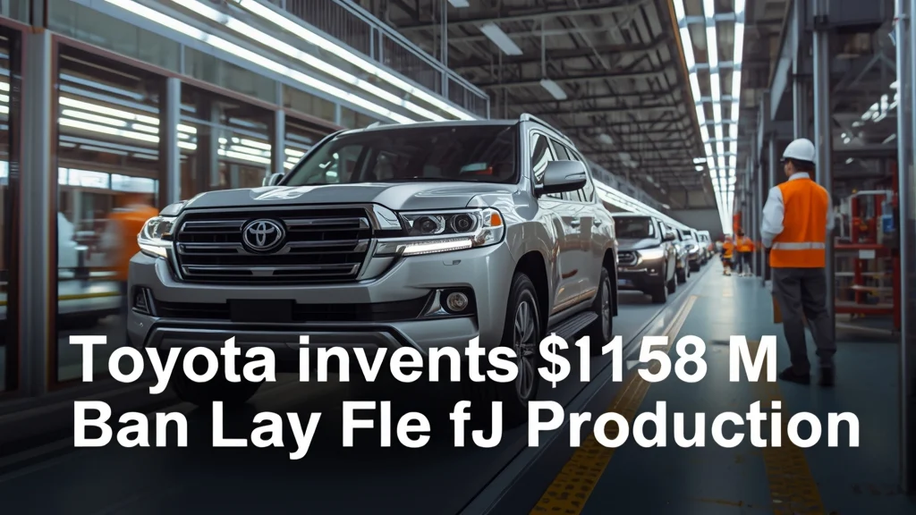 Toyota Land Cruiser FJ, Thailand automotive investment, Land Cruiser production, off‑road SUV export, Ban Pho plant, Toyota Thailand, vehicle manufacturing, global auto market 1