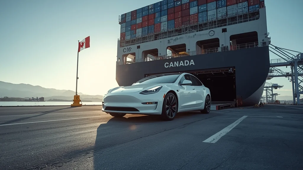 Tesla Canada, Chinese EV tariffs, Giga Shanghai, Canada EV imports, Electric Vehicle market, BYD Canada, EV trade policy 1