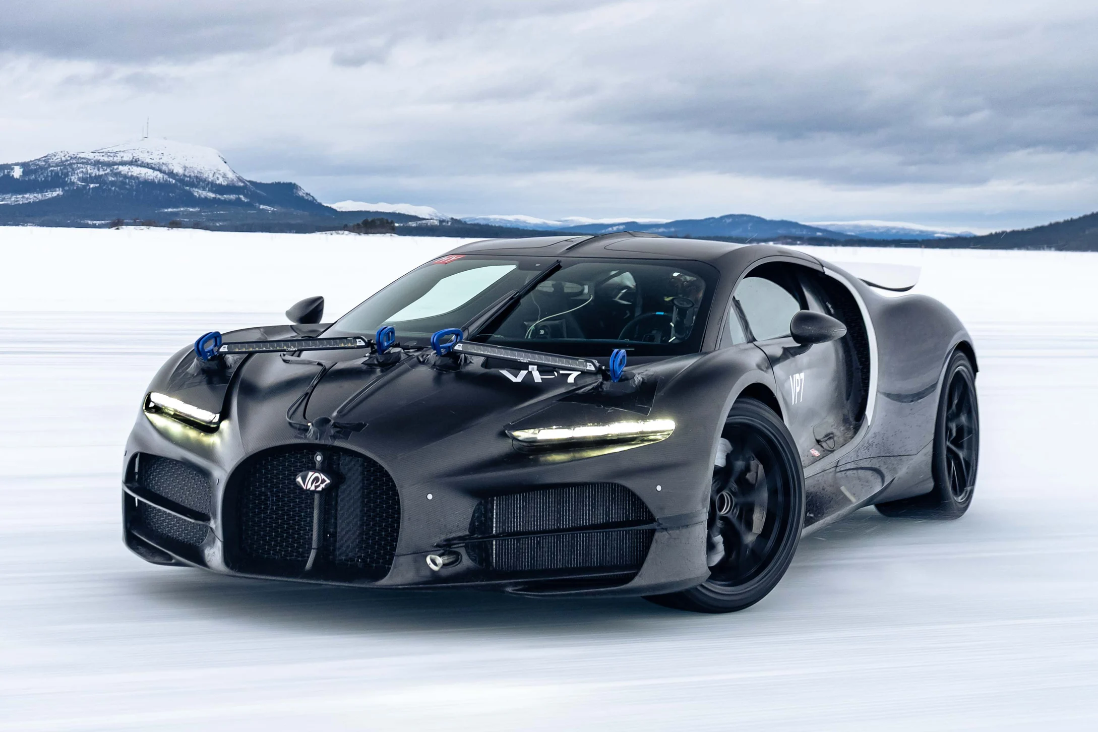 Bugatti Tourbillon, Bugatti winter testing, V16 hypercar, luxury hypercars, Bugatti Tourbillon price, Mate Rimac, high-performance cars 2